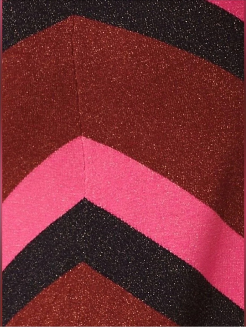 Spell Mylee Knit Maxi Gown in Brown, Pink & Black Chevron - Picture 9 of 9